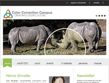 Tablet Screenshot of colorcorrectioncampus.com
